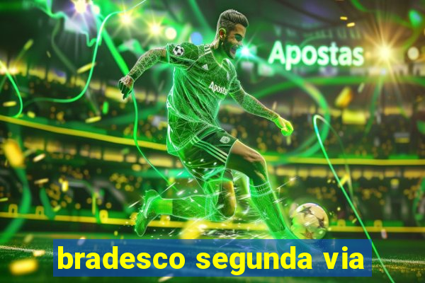 bradesco segunda via